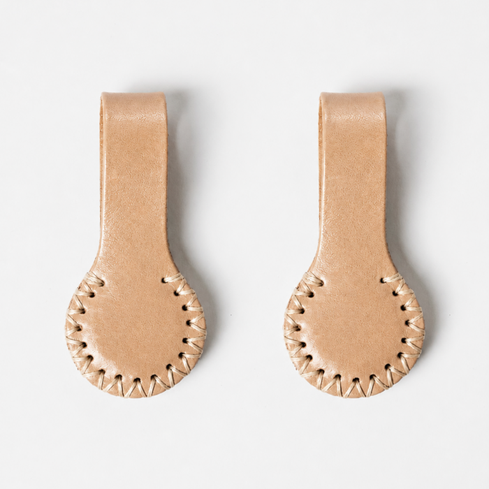 Karoo Sand - beige with cream stitching (2pcs)